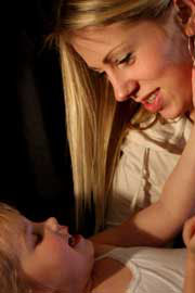 mom and girl